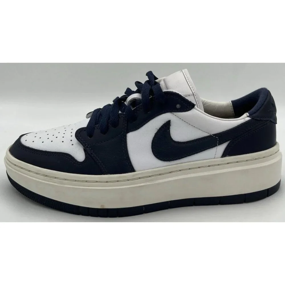 Nike Air Jordan 1 Low Elevate Women’s Size 10 Midnight Navy Sneakers DH7004-400 - Picture 5 of 11